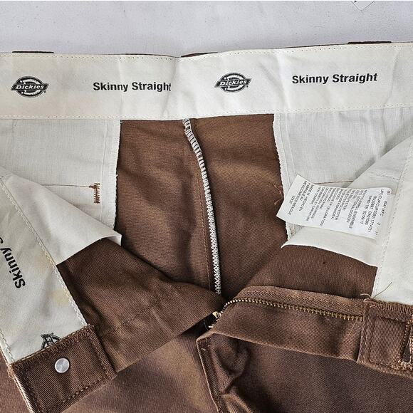 DICKIES Men's Brown Khaki Work Pant, 32x32 - Durable and Comfortable - Picture 9 of 14